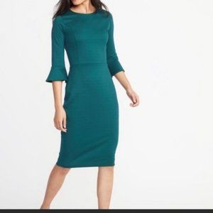 Hunter Green Woman's Fall/Winter Dress 1X